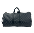 Keepall 55, 1.800&euro;, Bolso, Gris/Negro, Canvas - General, Vista trasera